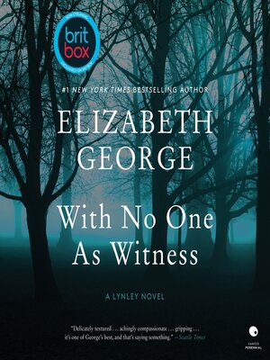 With No One as Witness - Audiobook